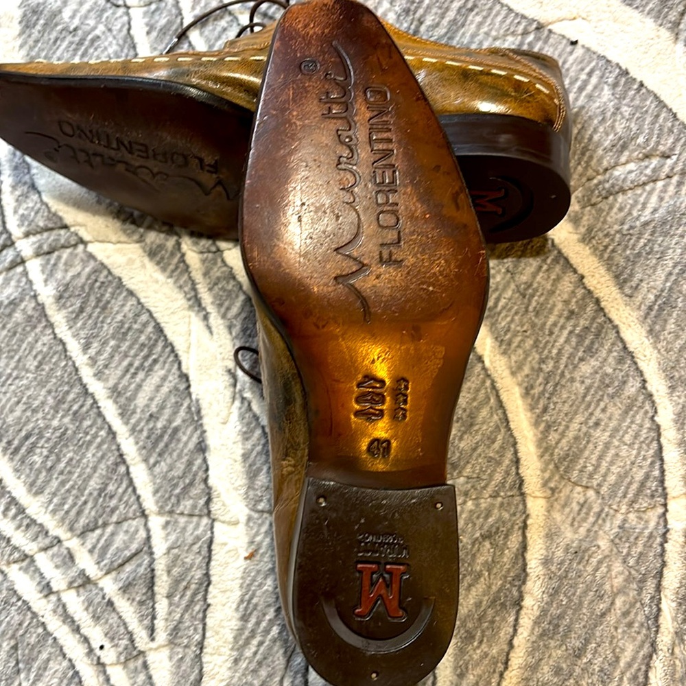Authentic Muratti Florentino men’s leather dress shoes. Perfect condition. - Picture 4 of 5